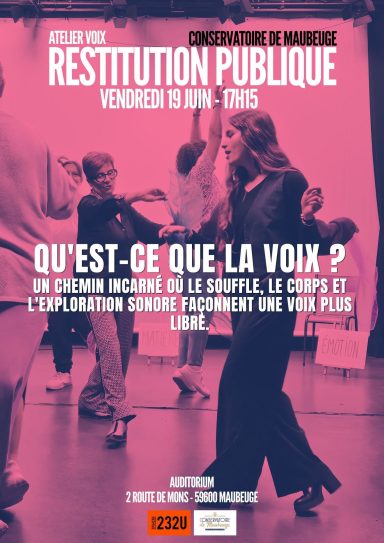 Affiche restitution
